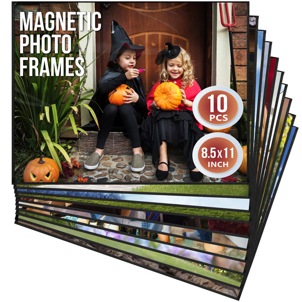 Magnetic Picture Frames 8.5x11 inch Photo Pockets
