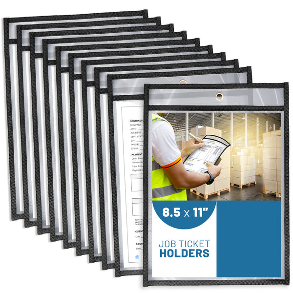 Heavy Duty Job Ticket Holders 8.5 x 11 inch