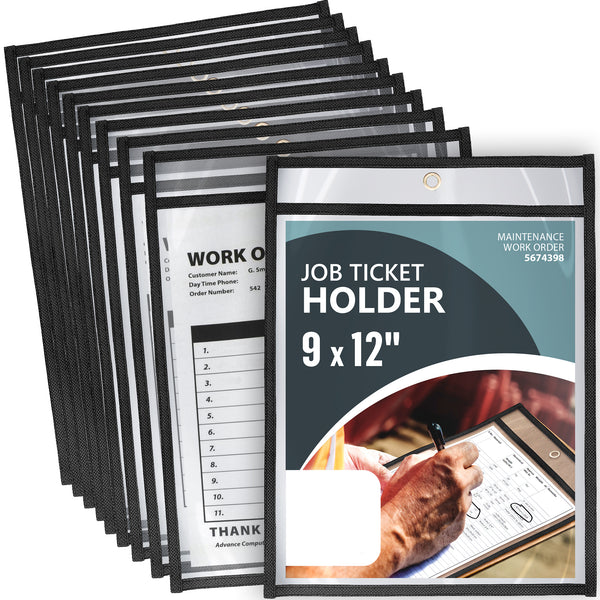 Heavy Duty Job Ticket Holders 9 x 12 inch