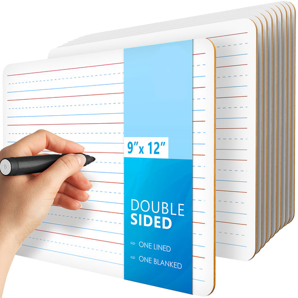 Lined White Boards for Students 9x12